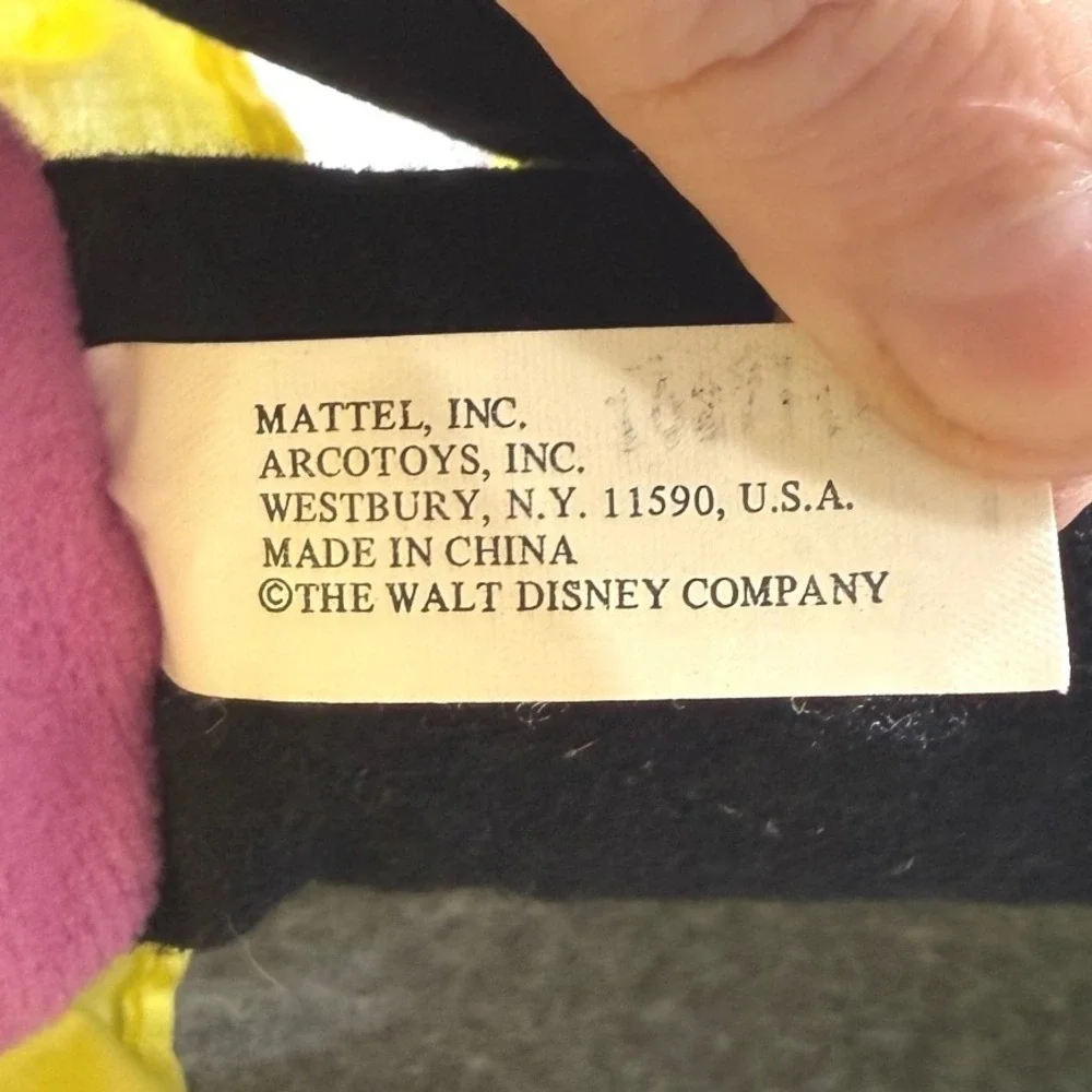 Vintage Minnie Mouse Plush Doll Mattel Arco Toys 12